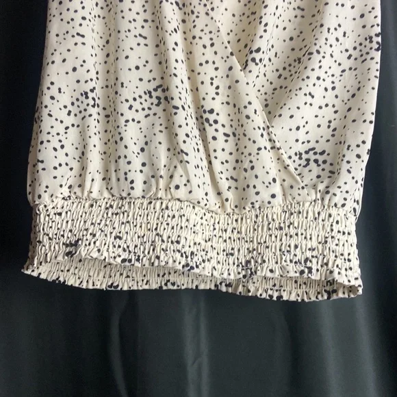 BB Dakota Sleeveless Polka Dot Blouse - Picture 2 of 7
